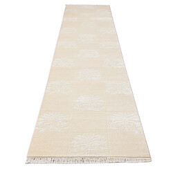 Vidal Tapis de couloir en laine 406x79 beige Darya