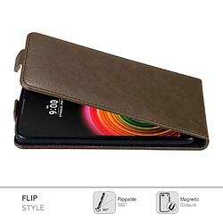 Avis Cadorabo Coque LG X POWER Etui en Marron