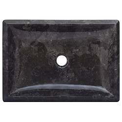 Acheter vidaXL Lavabo Noir 50x35x10 cm Marbre