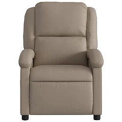 Avis vidaXL Fauteuil de massage inclinable Cappuccino Similicuir