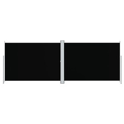 vidaXL Auvent latéral rétractable Noir 220x600 cm