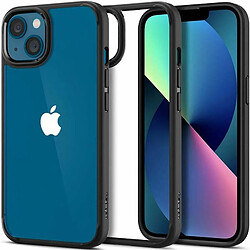 Spigen Sgp Spigen Ultra Hybrid - Hintere Abdeckung für Mobiltelefon - Polycarbonat, Thermoplastisches Polyurethan (TPU) - klar, mattschwarz - 6.1`` - für Apple iPhone 13