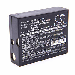 vhbw NiMH batterie 500mAh (14.4V) pour radio talkie-walkie comme Motorola NLN4462A