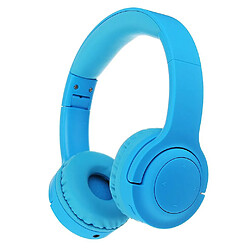 Universal E3 portable casque pliable enfant casque sans fil bluetooth micro intégré avec recharge type c bleu