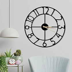 DEKORY Potosi Horloge Murale en Métal 50cm