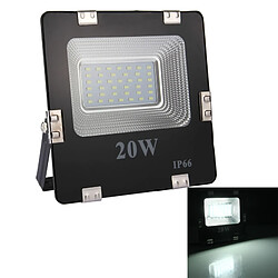 Wewoo Projecteur LED 20W 39 LEDs SMD 5730 1800 LM IP66 imperméable à l'eau de la lumière d'inondation, AC 170-265V blanche