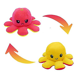 Universal Conception de poulpe, peluche réversible et poupée en peluche Toyyellow + Rose Red