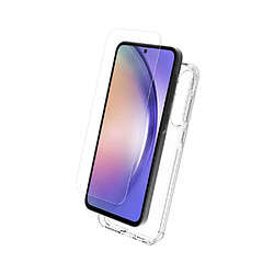 My Way Myway Coque pour Galaxy A55 5G Souple en TPU et Protection d'Écran en Verre Trempé Transparent