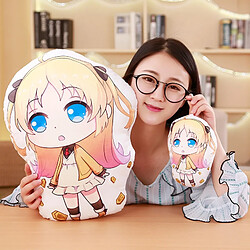 Universal Sherlock 45cm Anime Oreiller Remplis Version Q Non! Pendentif Confortable Peluche Douce Mignon Oreiller Cadeau Table Décoration Cadeau | Oreiller de luxe