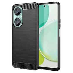 Htdmobiles Coque pour Huawei Nova 11i - housse etui silicone gel carbone + verre trempe - NOIR