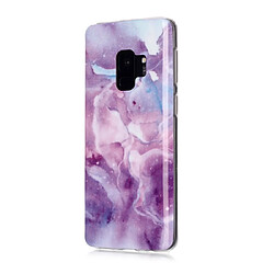 Wewoo Coque Fine Pour Galaxy S9 Motif de dessin coloré Fabrication IMD Étui de protection souple en TPU étoile violette