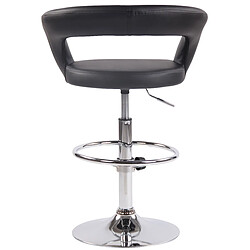 Non Tabouret de bar Jaen simili cuir pas cher