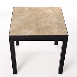 Ds Meubles Table Luxury 75x75 Noce NG