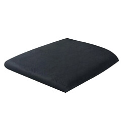 Avis Housse De Coussin De Siège De Chaise Carrée Extensible Housse 40-50 Cm Noir