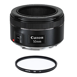 CANON EF 50mm F1.8 STM + HOYA UX UV 49mm Filter 