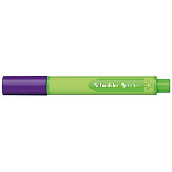 Schneider 191201 Fineliner de Link- it, Lot de 10, feutres de coloriage Marqueur pointe fine Standard daytona-violet