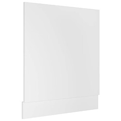 vidaXL Panneau de lave-vaisselle Blanc 59,5x3x67 cm Aggloméré