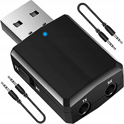 GUPBOO Récepteur de son Adaptateur Bluetooth USB + AUX,JL214