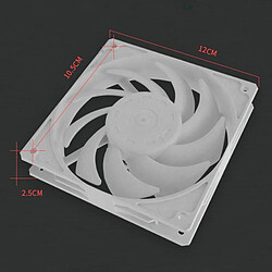 Avis Wewoo Ventilateur de refroidissement de pour radiateur CPU F140 blanc