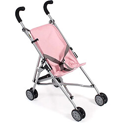 Bayer Chic 2000 Poussette mini-buggy ROMA rose pour poupée