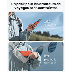 Avis SANAG Power Bank 10 000 Mah Haute Vitesse, Chargeur Portable [Entrée Et Sortie Usb C] Batterie Triple 3A Compatible Avec Iphone 14 13 12 11 X Pro , Samsung S22 S21, Google Pixel [Orange]