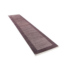 Vidal Tapis de couloir en laine 401x79 Violet Darya