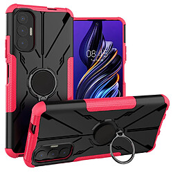 Coque en TPU anti-chute, 2-en-1 avec béquille pour votre Tecno Pova 3 4G - rose