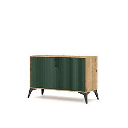 Vivaldi Buffet Lugo 2D Chene Artisan/Vert