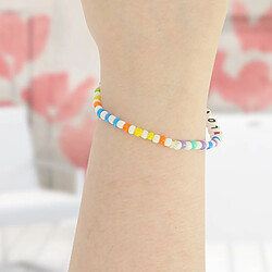 Avis Avizar Bijou de Téléphone Multicolore Bracelet Love 25cm Collection Lovely