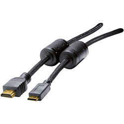 Abi Diffusion Cordon HDMI haute vitesse vers miniHDMI HQ - 1,50