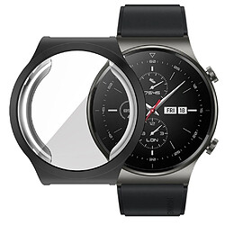 Coque en TPU Couverture Galvanoplastie noir pour votre Huawei Watch GT 2 Pro