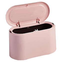 Petite Poubelle De Salle De Bain élégante Poubelle Pour Bureau Rose