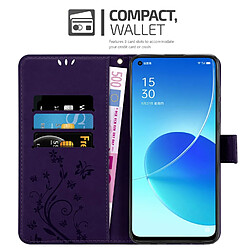 Cadorabo Coque Oppo Reno6 5G Etui en Mauve