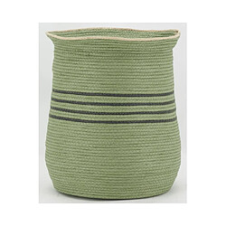 Avis Aubry Gaspard Cache-pots en jonc vert (lot de 2).