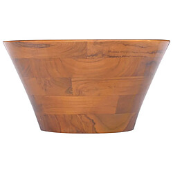 vidaXL Lavabo Bois de teck massif F40x20 cm