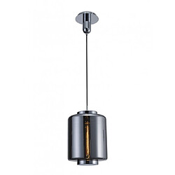 Luminaire Center Suspension Jarras Chrome poli 1 ampoule 56,5cm