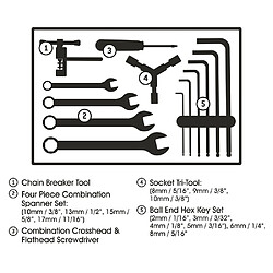 Acheter Kit complet d'outils pour vélo