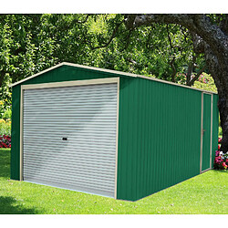 Garage Voiture Métallique Gardiun Leicester - 17,3 m² Extérieur 512x338x243 cm