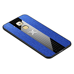 Wewoo Coque Souple Pour Huawei Maimang 5 XINLI Tissu de couture Antichoc TPU Housse de protection Bleu