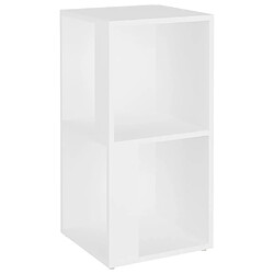 vidaXL Armoire d'angle Blanc 33x33x67 cm Bois d'ingénierie