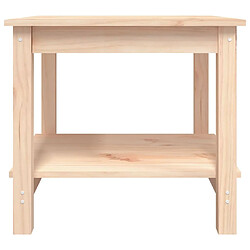 Maison Chic Table basse,Table Console Table d'appoint, Table pour salon 50x50x45 cm Bois massif de pin -MN37419 pas cher