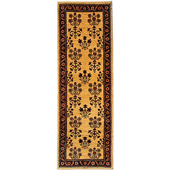 Vidal Tapis de couloir en laine 274x91 beige Kashkuli