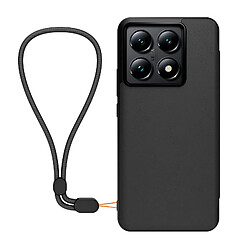 Made for Xiaomi Étui pour Xiaomi 14T Pro Clapet Portefeuille avec Dragonne Noir