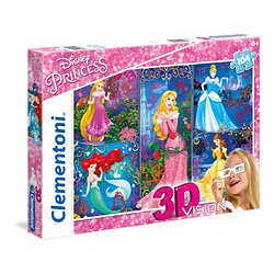 Clementoni Puzzle 3D 104 pièces Disney Princesses