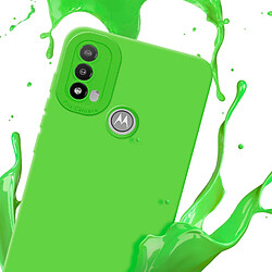 Cadorabo Coque Motorola MOTO E20 Etui en Vert