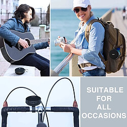 Universal Noir Portable Bluetooth Bluetooth Subwoofer + Installation de vélo 3D Haut-parleur stéréo Douche Mini-haut-parleur imperméable à l'eau libre |orateur extérieur pas cher