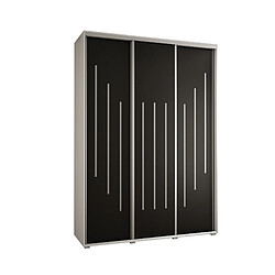 Abiks Meble Armoire DAVOS 8 À Portes Coulissantes 235,2/170/45 3 Portes