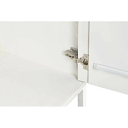 Pegane Etagère en manguier et métal coloris blanc - Longueur 90 x Profondeur 40 x Hauteur 180 cm pas cher