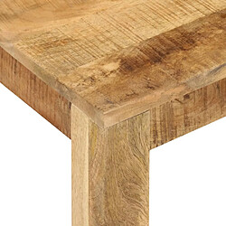 Acheter vidaXL Table basse 55x55x35 cm Bois de manguier massif