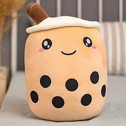 Avis Universal 25cm Bubble Tea Peluche Jouet Lait Bubble Tea Peluche Coussin en forme de tasse Vie réelle Aliments Peluche Coussin arrière Cadeau pour l'anniversaire de l'enfant | Plante en peluche